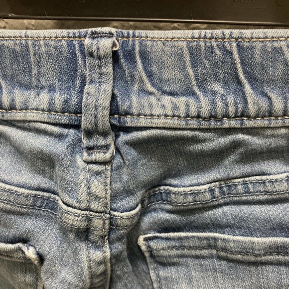 Abercrombie Girls Distressed Jeans 11/12 slim Pull-On Jean Leggings Light Blue - Picture 5 of 11